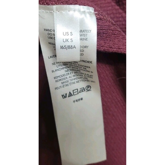 Free People We The Free Rio Vino Mixed Media Thermal Waffle Knit Top NWT Size S - Picture 3 of 9